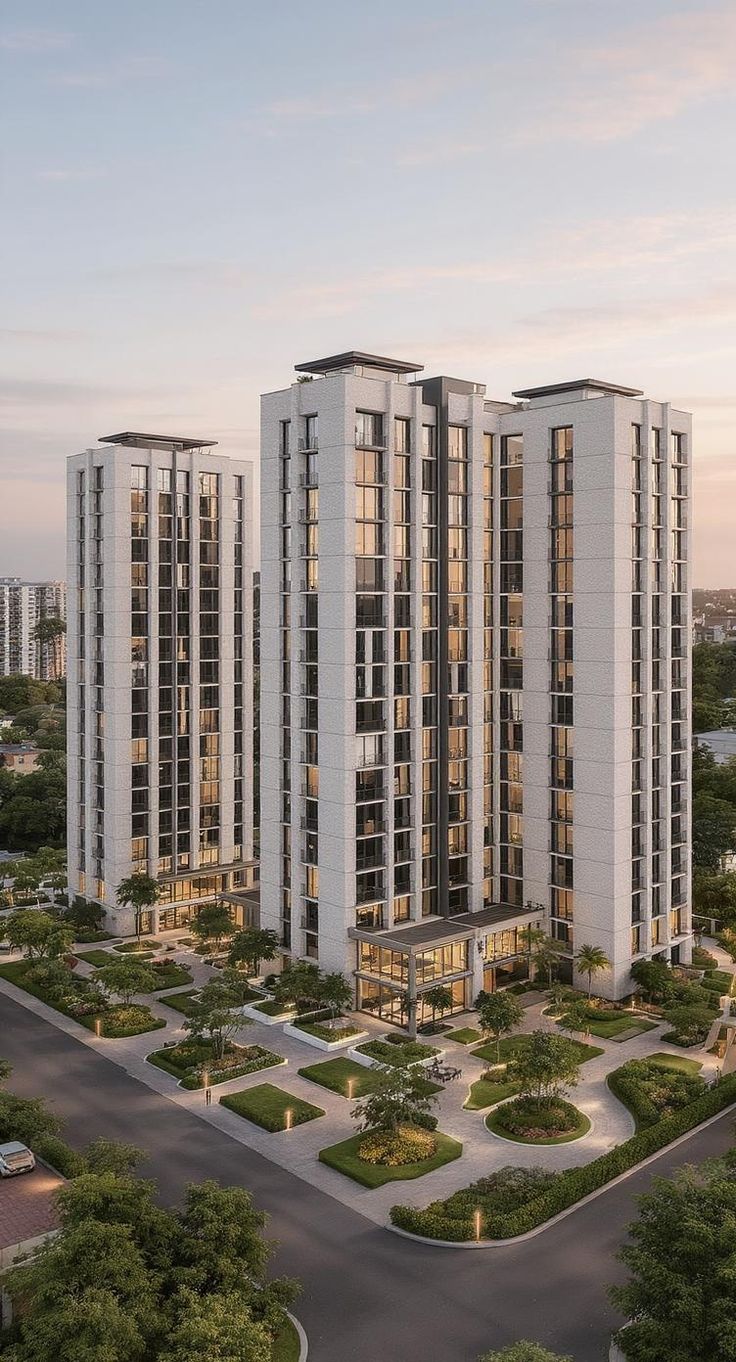 Modern High-Rise 3BHK Living in Zirakpur